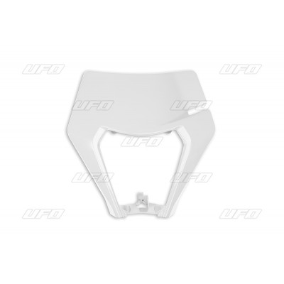 Plaque numéro frontale UFO blanc KTM EXC/EXC-F