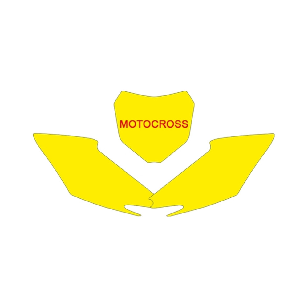 Fonds de plaque BLACKBIRD noir Honda CRF250R/450R