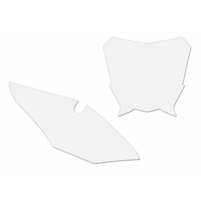 Fonds de plaque BLACKBIRD blanc Honda CRF450R