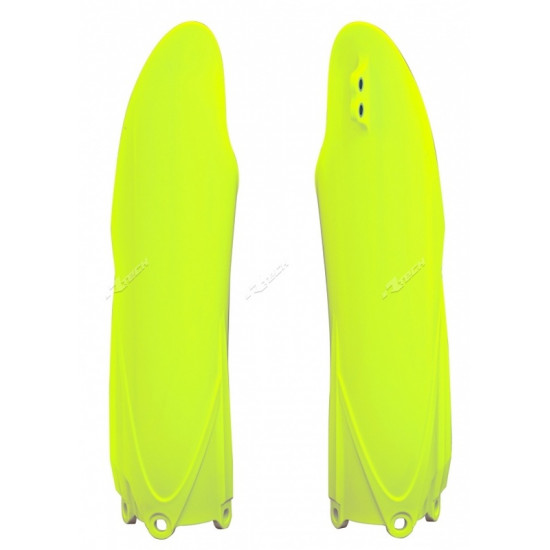 Protections de fourche RACETECH jaune fluo Yamaha