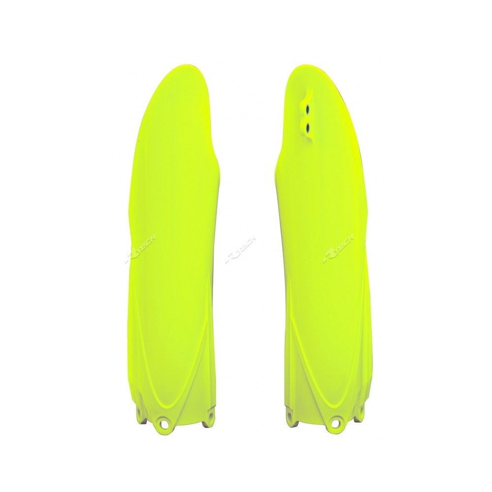 Protections de fourche RACETECH jaune fluo Yamaha