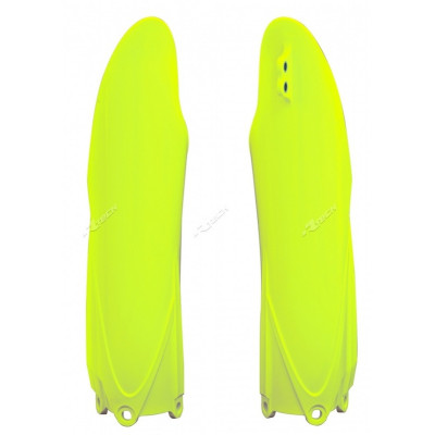 Protections de fourche RACETECH jaune fluo Yamaha