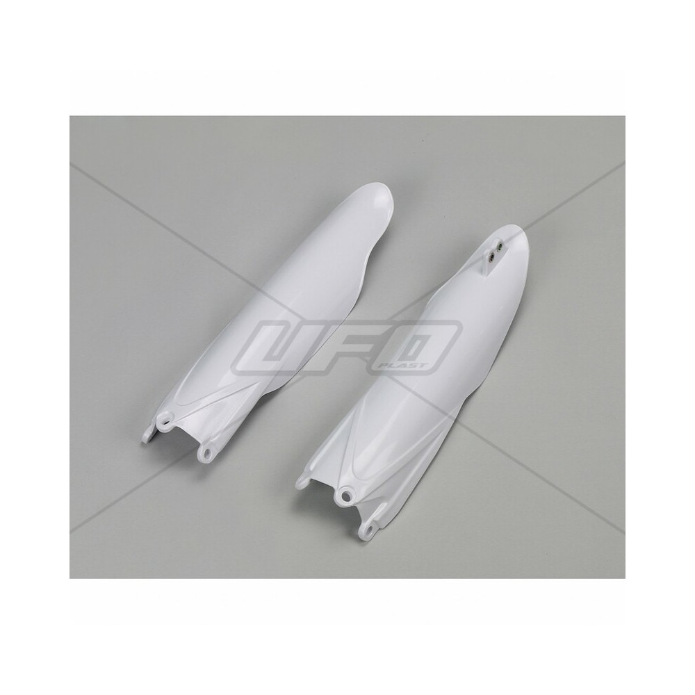 Protections de fourche UFO blanc Yamaha YZ250F/450F