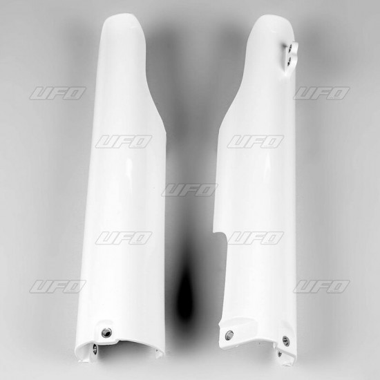 Protections de fourche UFO blanc Yamaha