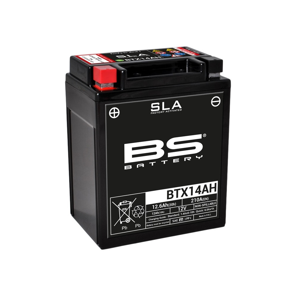 Batterie BS BATTERY SLA sans entretien activé usine - BTX14AH