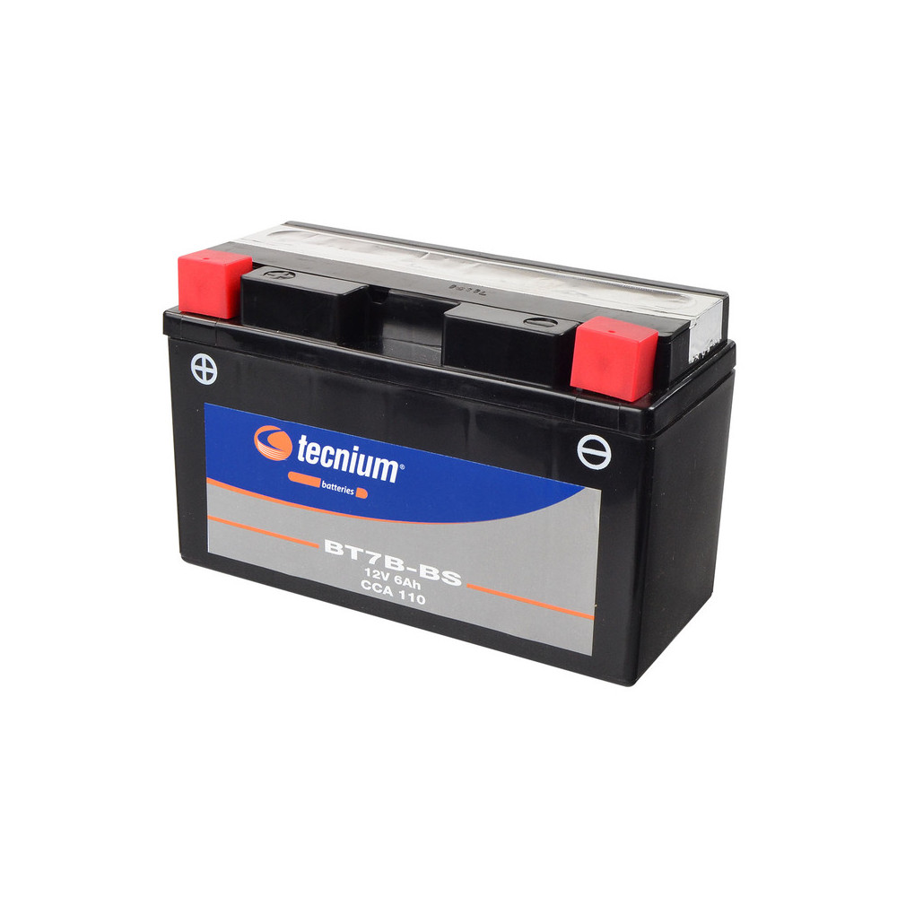 Batterie TECNIUM Sans entretien avec pack acide - BT7B-BS