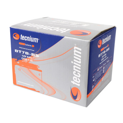 Batterie TECNIUM Sans entretien avec pack acide - BT7B-BS