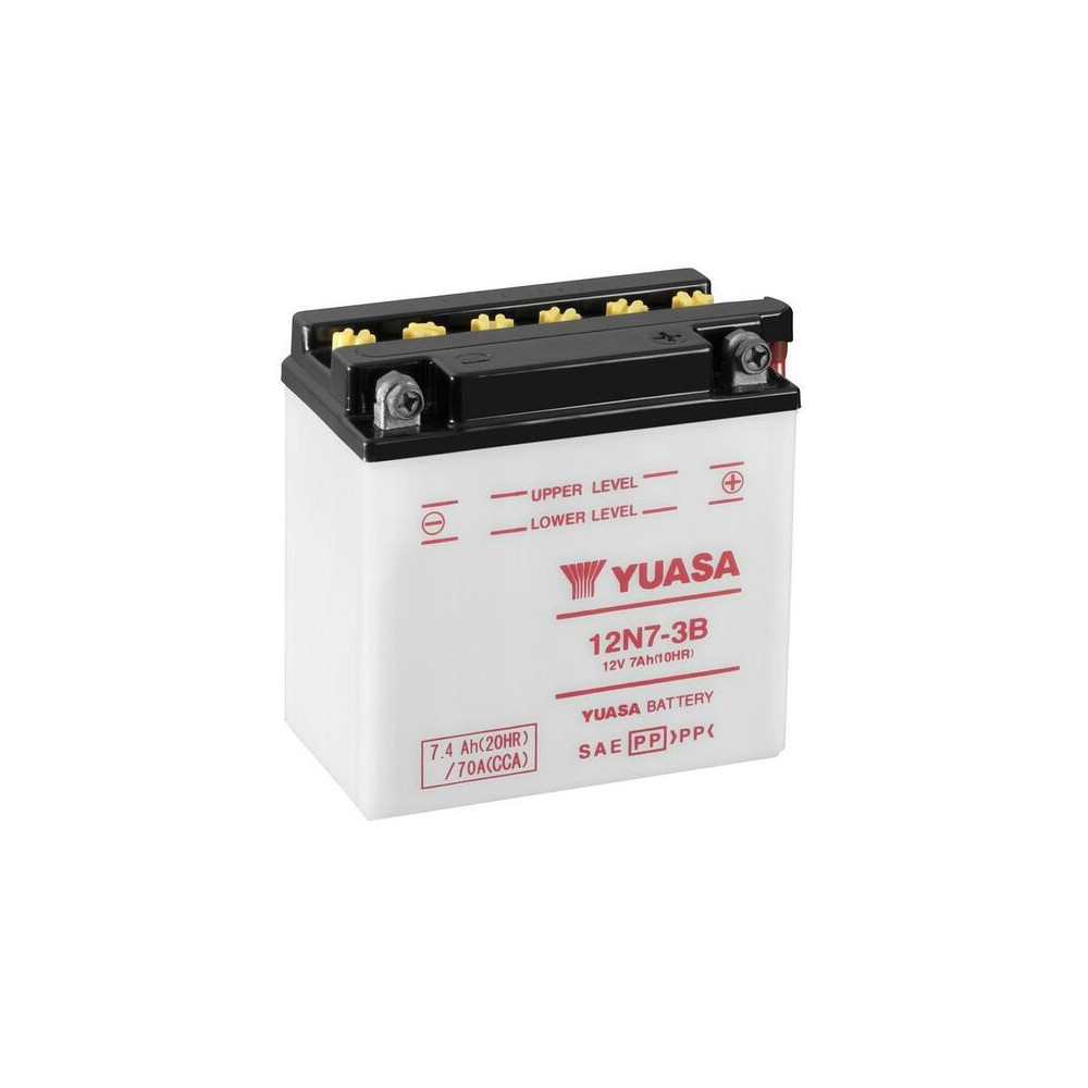 Batterie YUASA conventionnelle sans pack acide - 12N7-3B