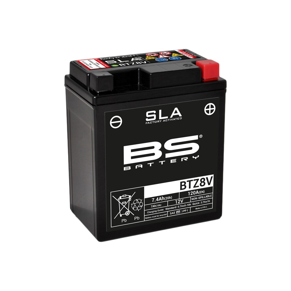 Batterie BS BATTERY SLA sans entretien activé usine - BTZ8V