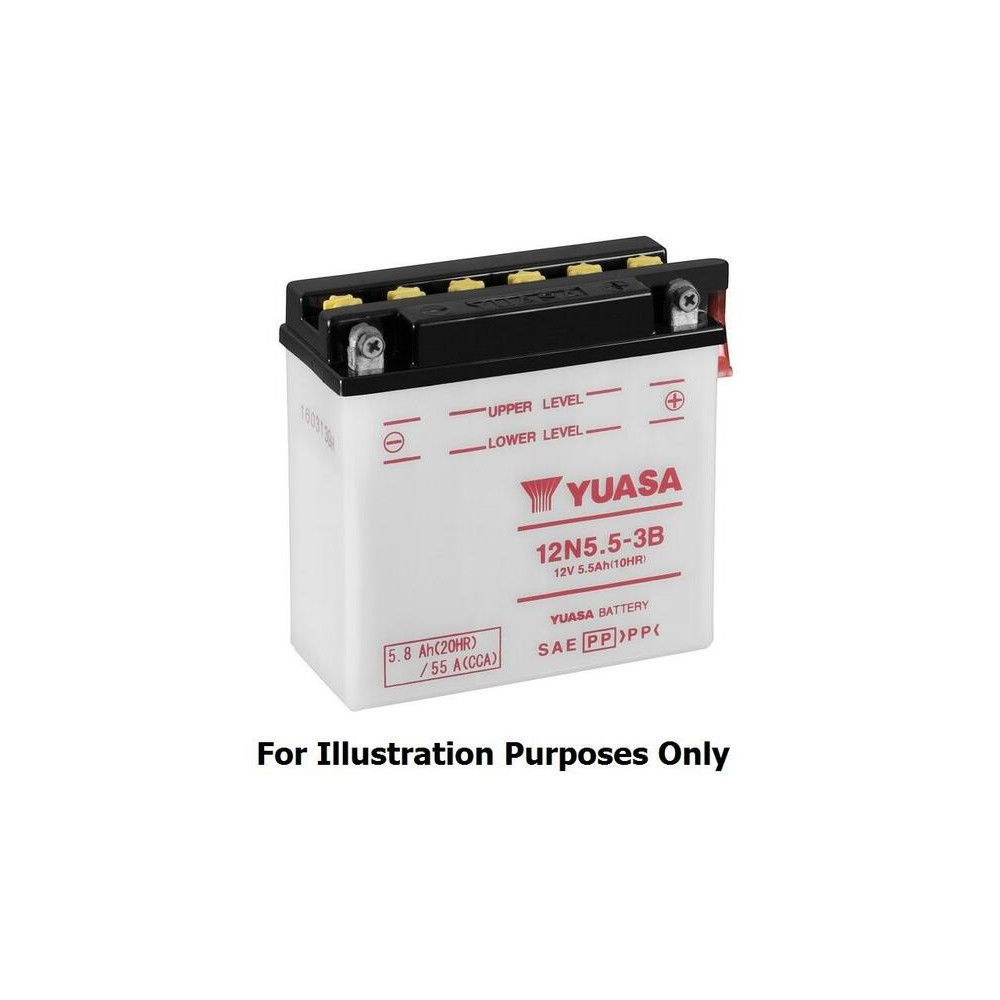 Batterie YUASA conventionnelle sans pack acide - 12N24-3A