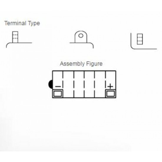 Batterie YUASA conventionnelle sans pack acide - 12N24-3A