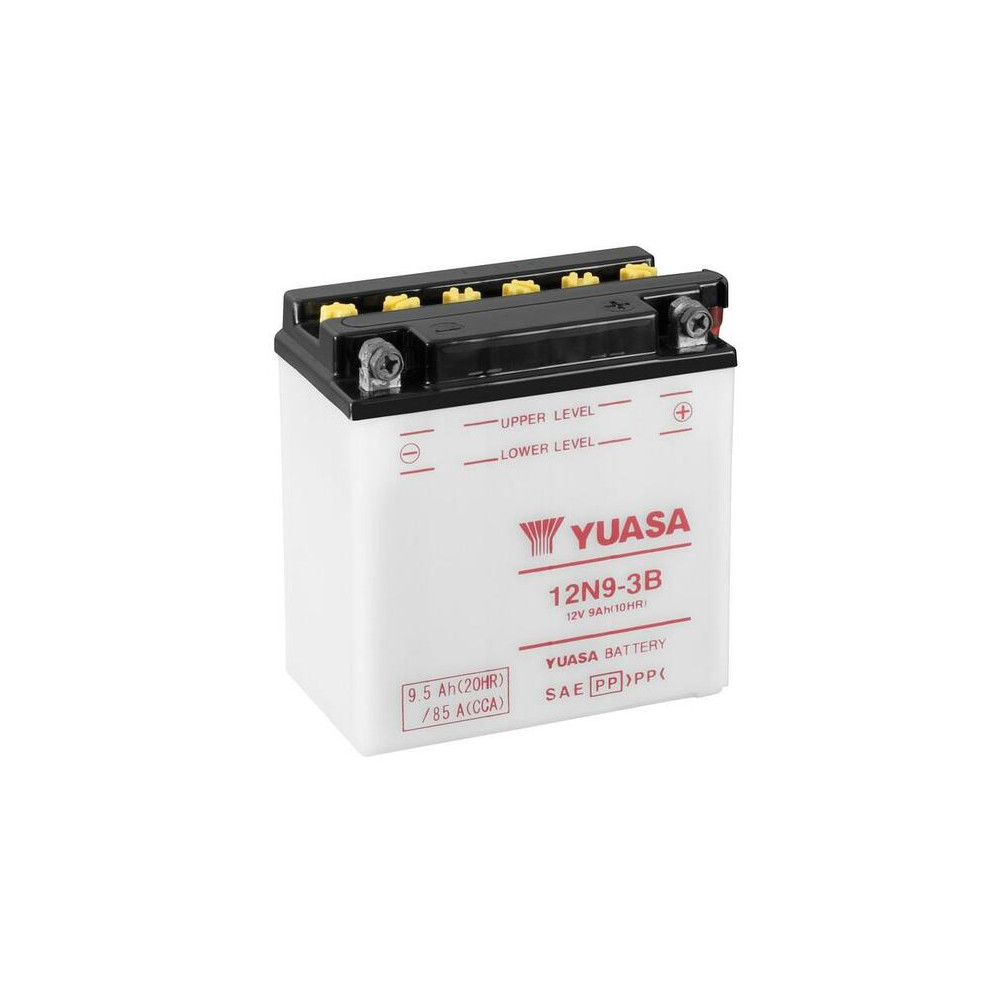 Batterie YUASA conventionnelle sans pack acide - 12N9-3B