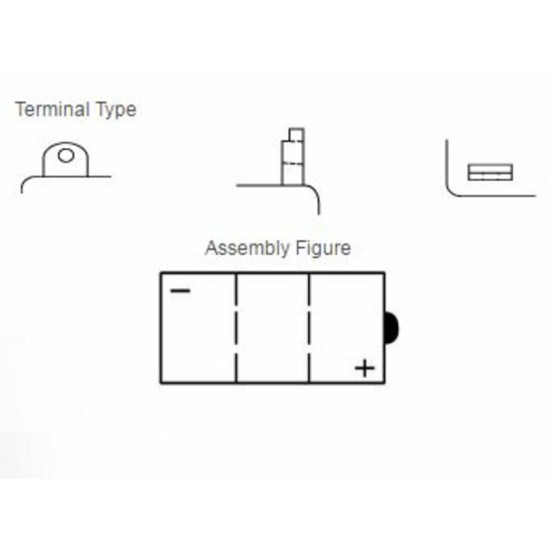 Batterie YUASA conventionnelle sans pack acide - 6N11A-1B