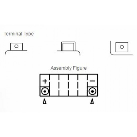 Batterie YUASA W/C sans entretien activé usine - YTZ12S