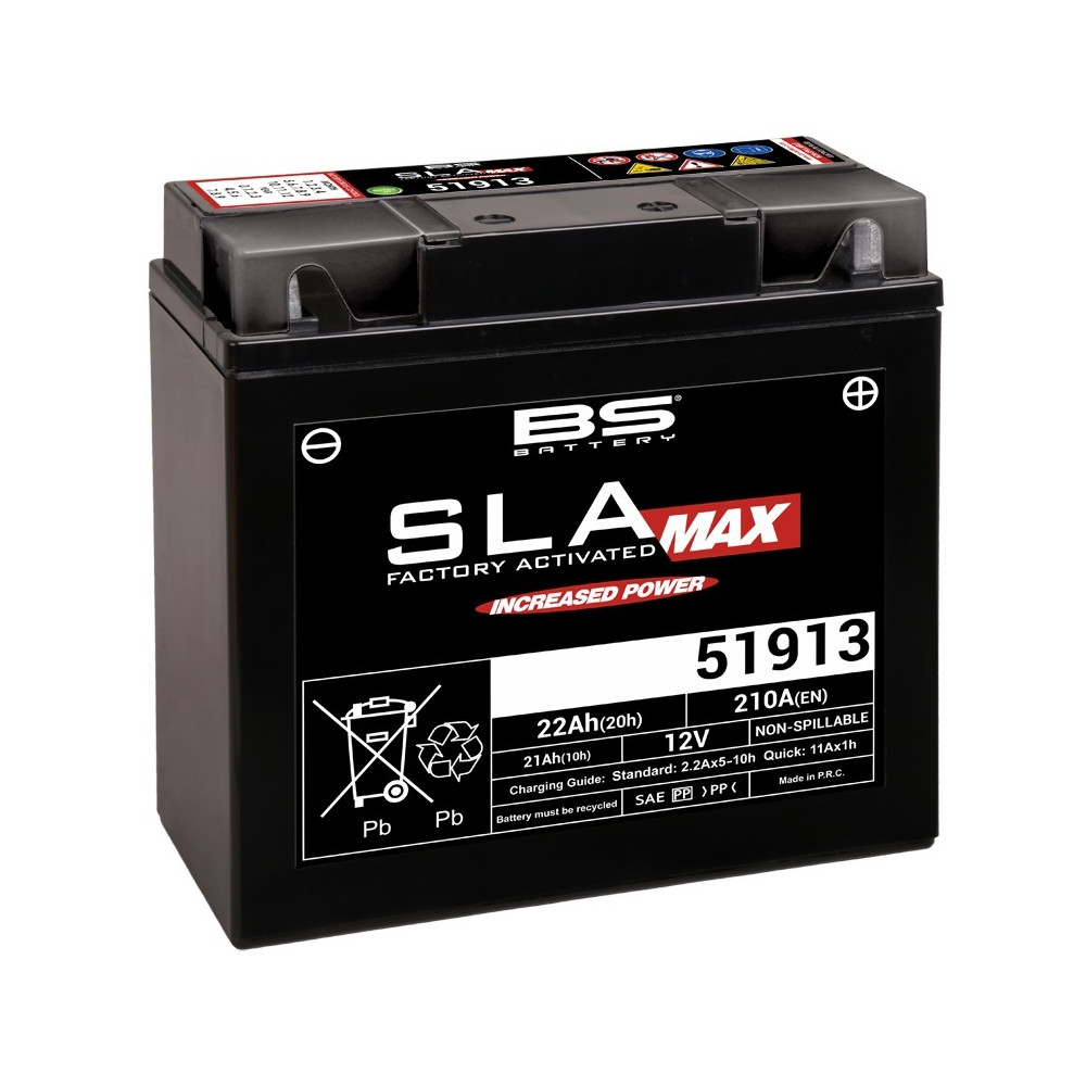 Batterie BS BATTERY SLA Max sans entretien activé usine - 51913