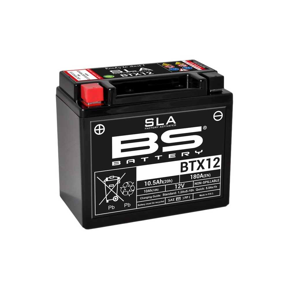 Batterie BS BATTERY SLA sans entretien activé usine - BTX12