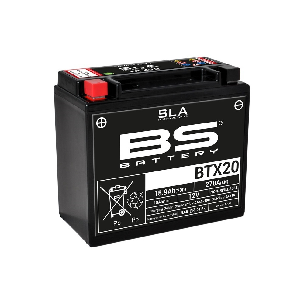 Batterie BS BATTERY SLA sans entretien activé usine - BTX20