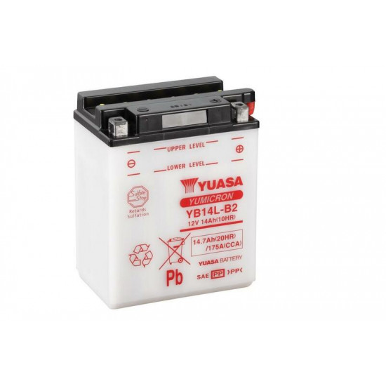 Batterie YUASA conventionnelle sans pack acide - YB14L-B2