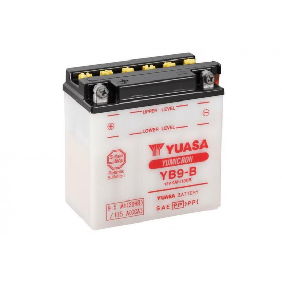 Batterie YUASA conventionnelle sans pack acide - YB9-B