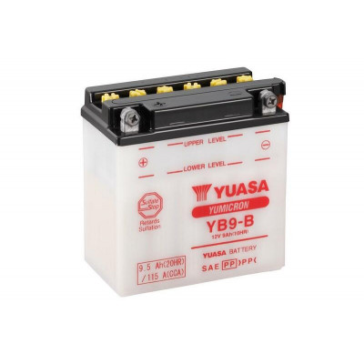 Batterie YUASA conventionnelle sans pack acide - YB9-B