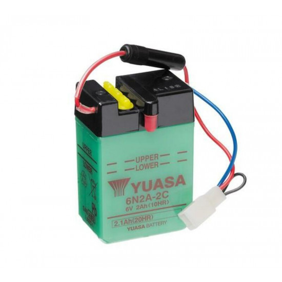 Batterie YUASA conventionnelle sans pack acide - 6N2A-2C