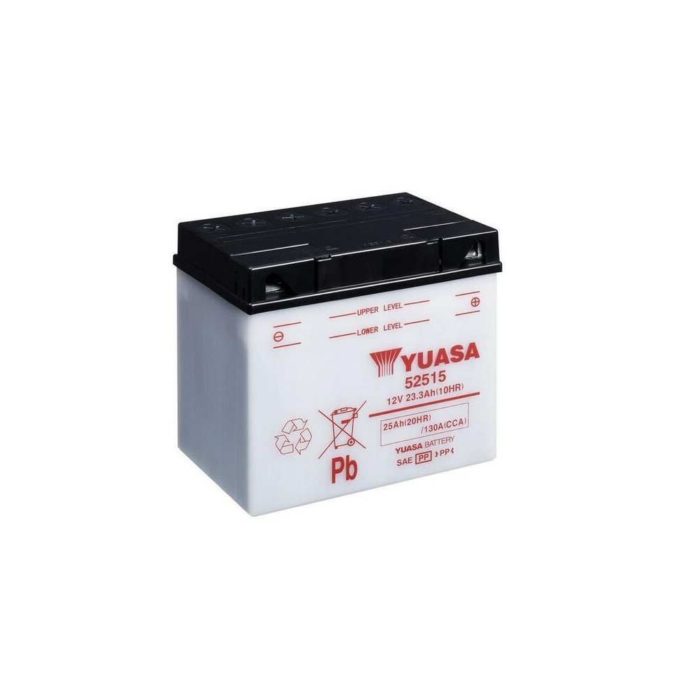 Batterie YUASA conventionnelle sans pack acide - 52515