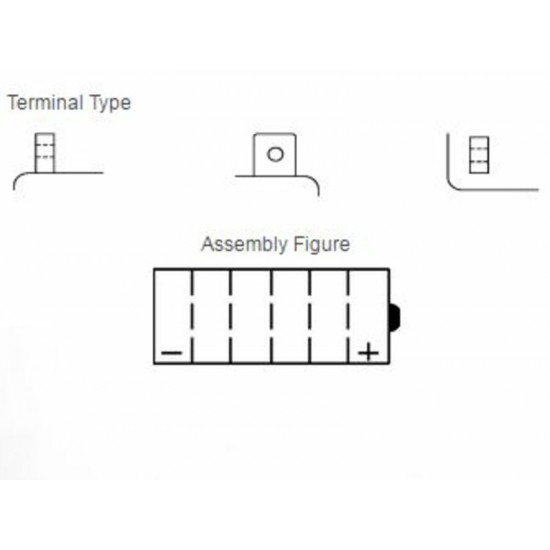 Batterie YUASA conventionnelle sans pack acide - 52515