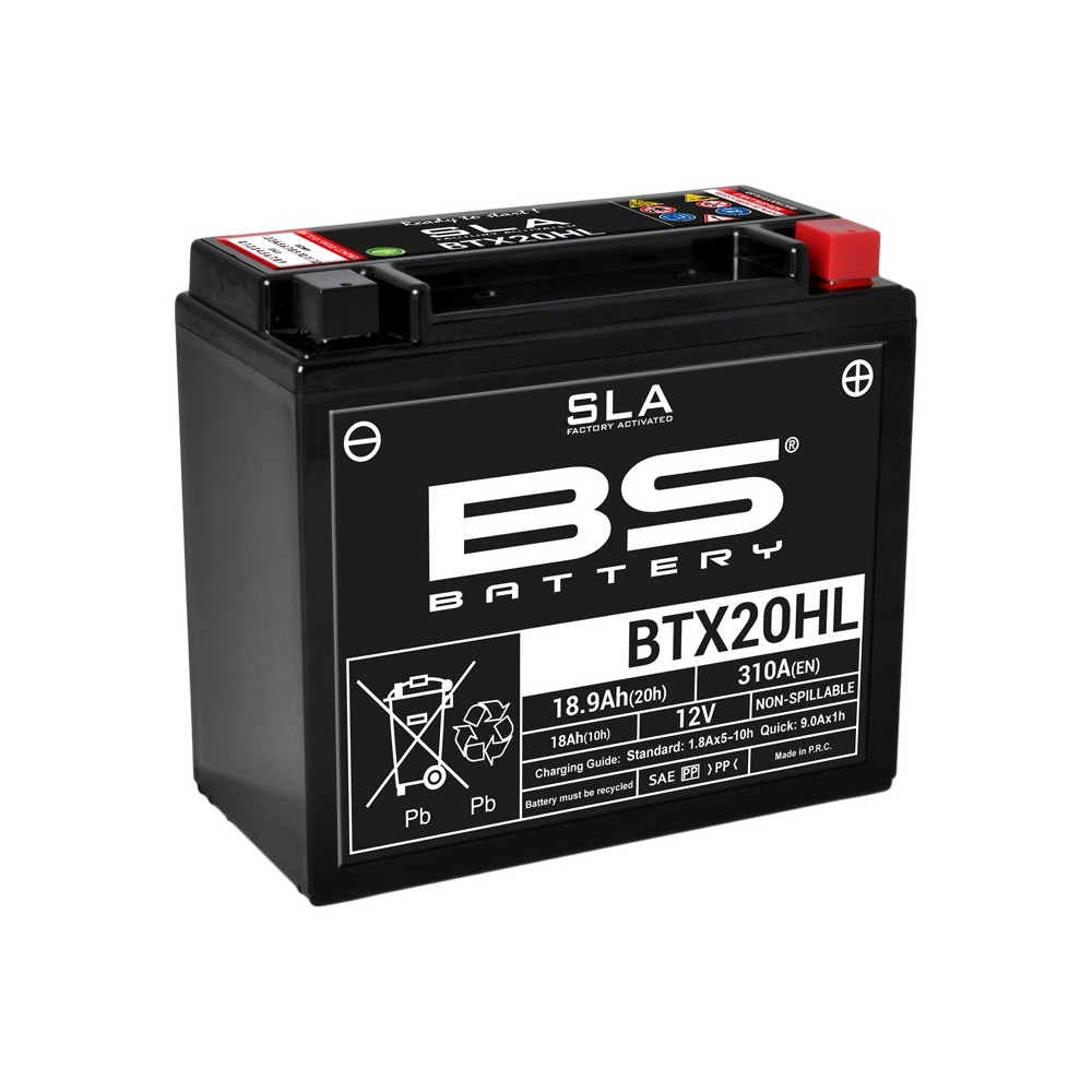 Batterie BS BATTERY SLA sans entretien activé usine - BTX20HL