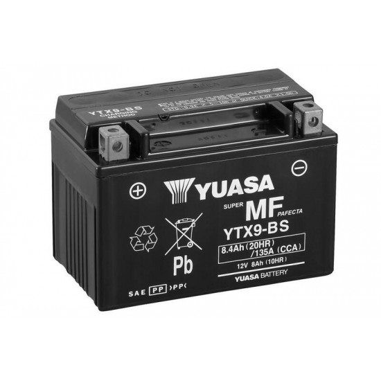 Batterie YUASA Sans entretien avec pack acide - YTX9-BS