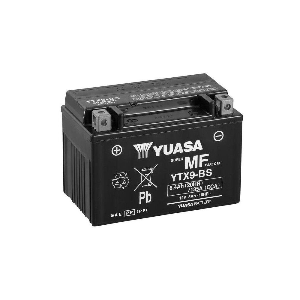 Batterie YUASA Sans entretien avec pack acide - YTX9-BS