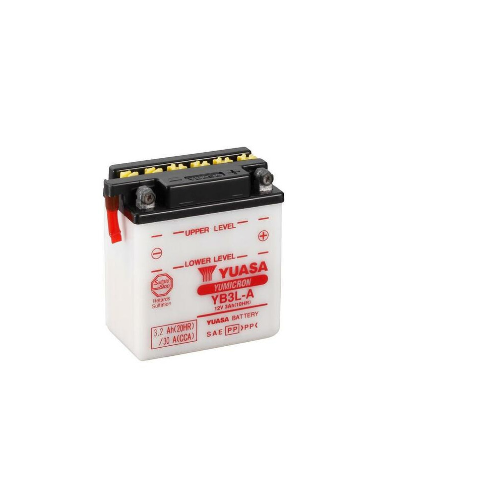 Batterie YUASA conventionnelle sans pack acide - YB3L-A