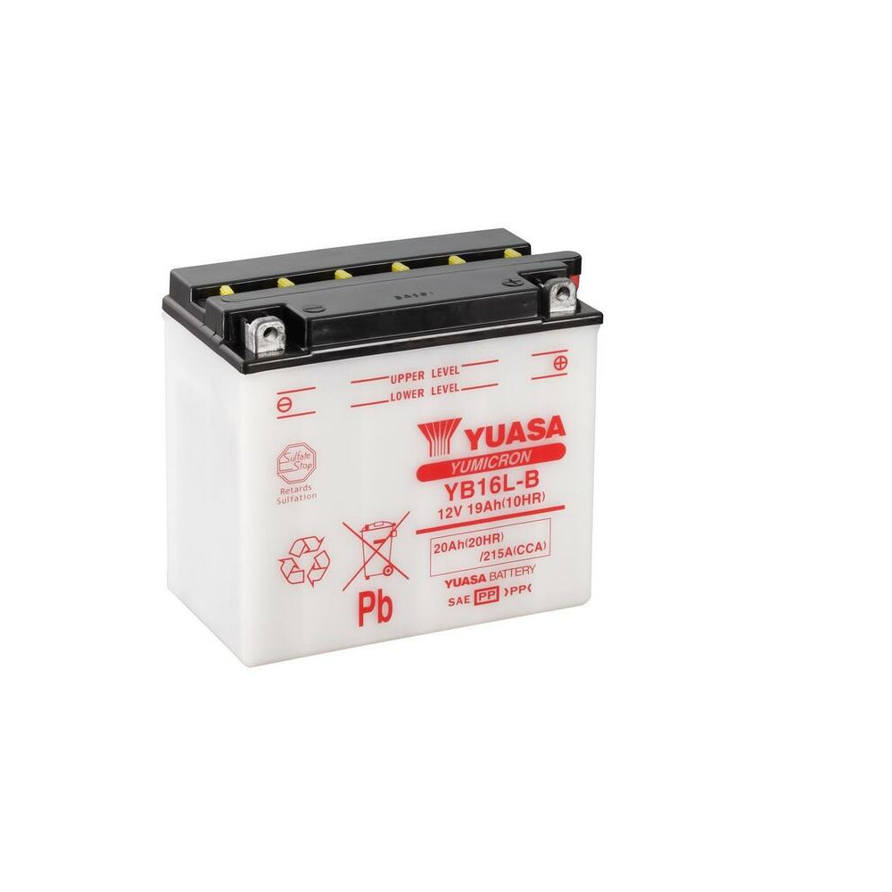 Batterie YUASA conventionnelle sans pack acide - YB16L-B