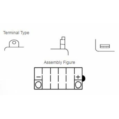 Batterie YUASA conventionnelle sans pack acide - YB16L-B