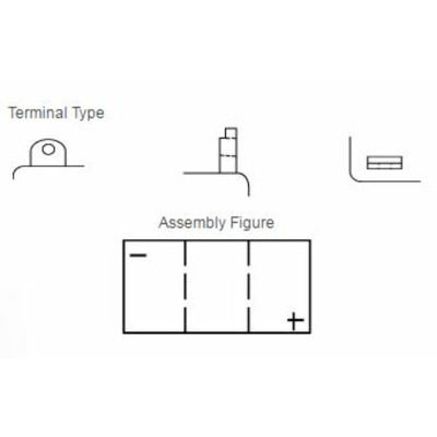 Batterie YUASA conventionnelle sans pack acide - B39-6