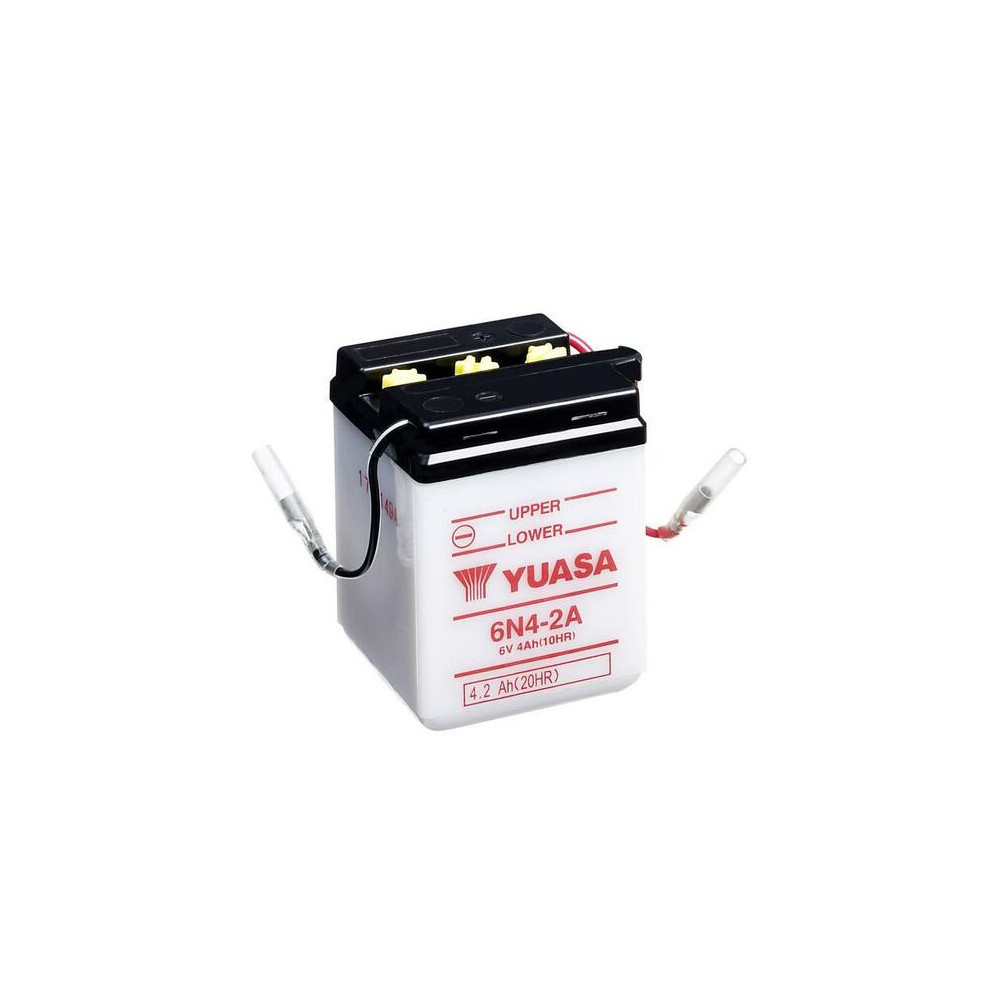 Batterie YUASA conventionnelle sans pack acide - 6N4-2A