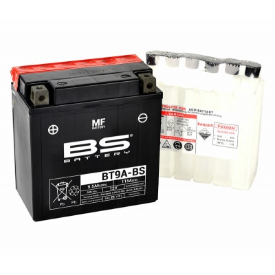 Batterie BS BATTERY Sans entretien avec pack acide - BT9A