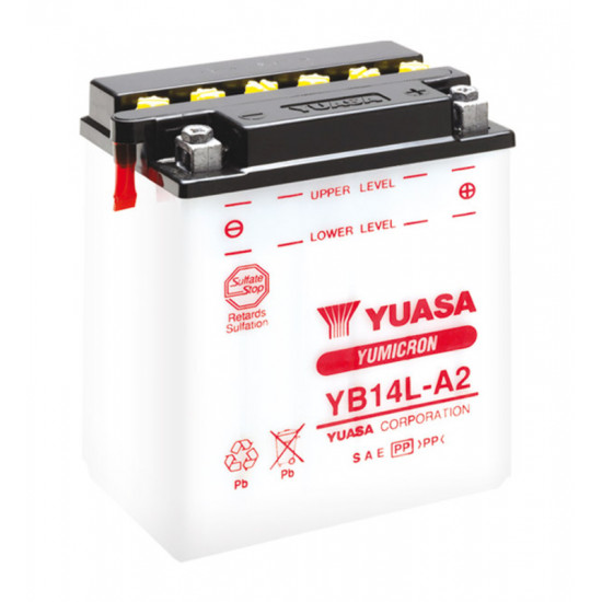 Batterie YUASA conventionnelle sans pack acide - 12N7-4A