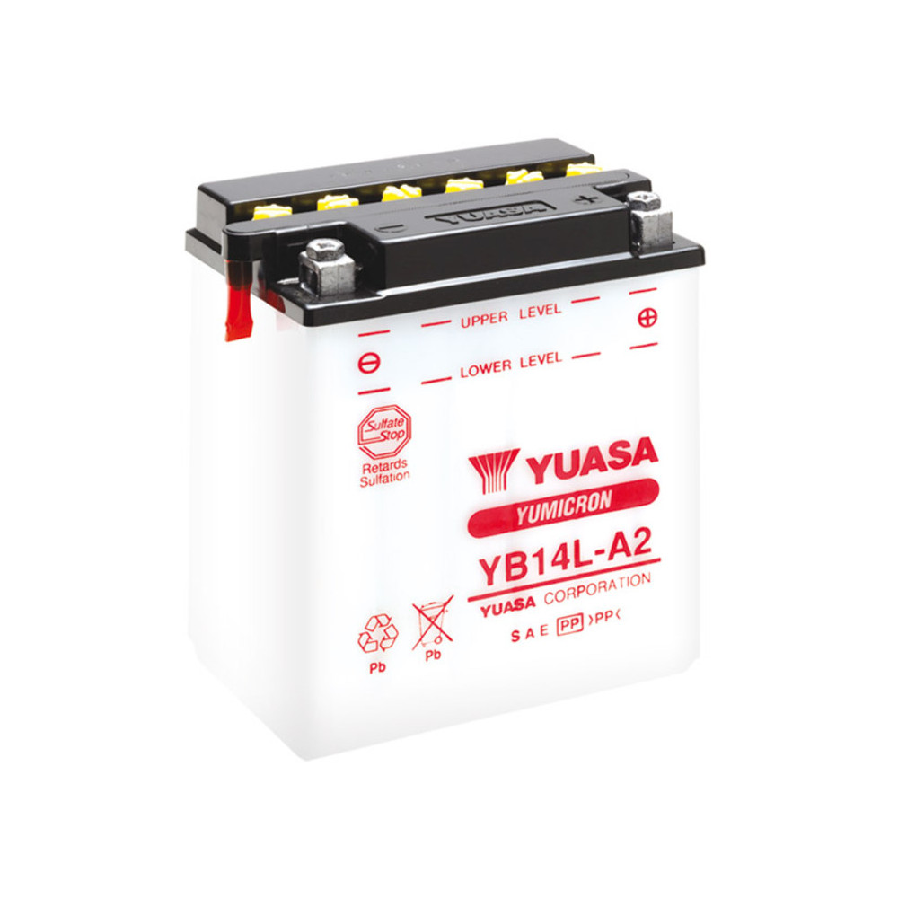 Batterie YUASA conventionnelle sans pack acide - 12N7-4A