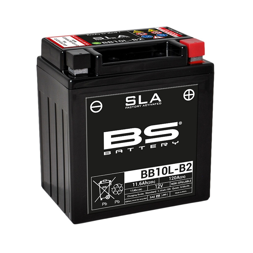 Batterie BS BATTERY SLA sans entretien activé usine - BB10L-B2