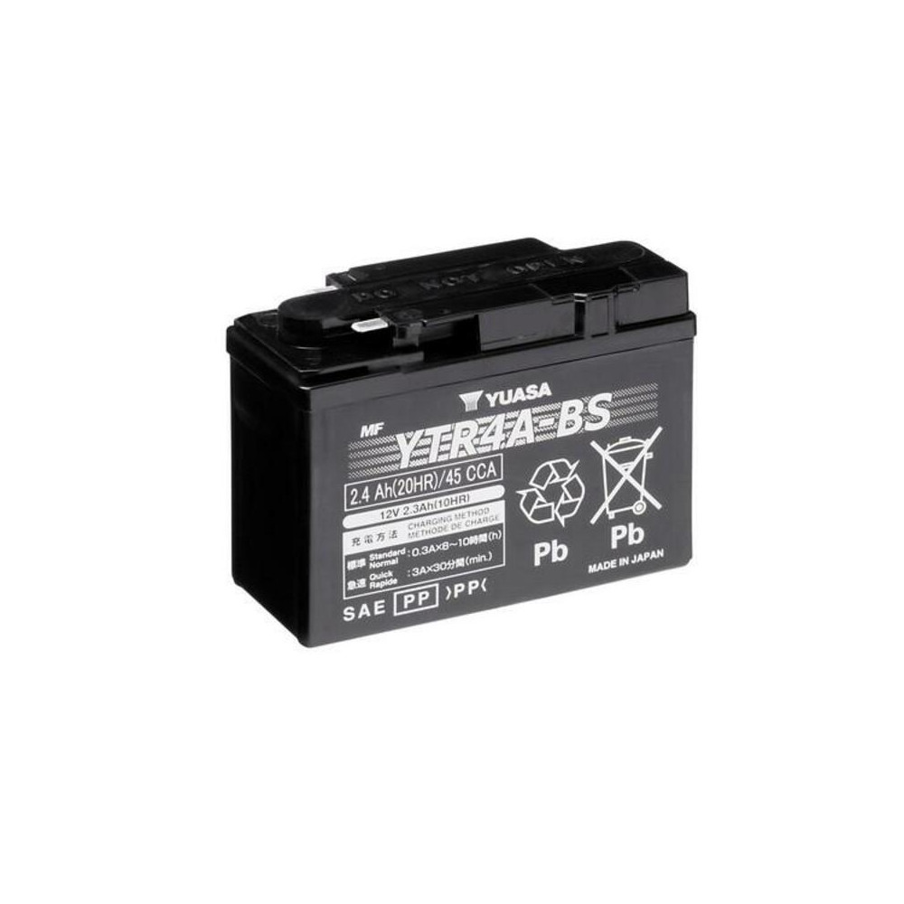 Batterie YUASA Sans entretien avec pack acide - YTR4A-BS