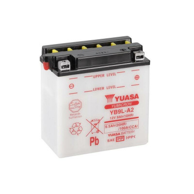 Batterie YUASA conventionnelle sans pack acide - YB9L-A2