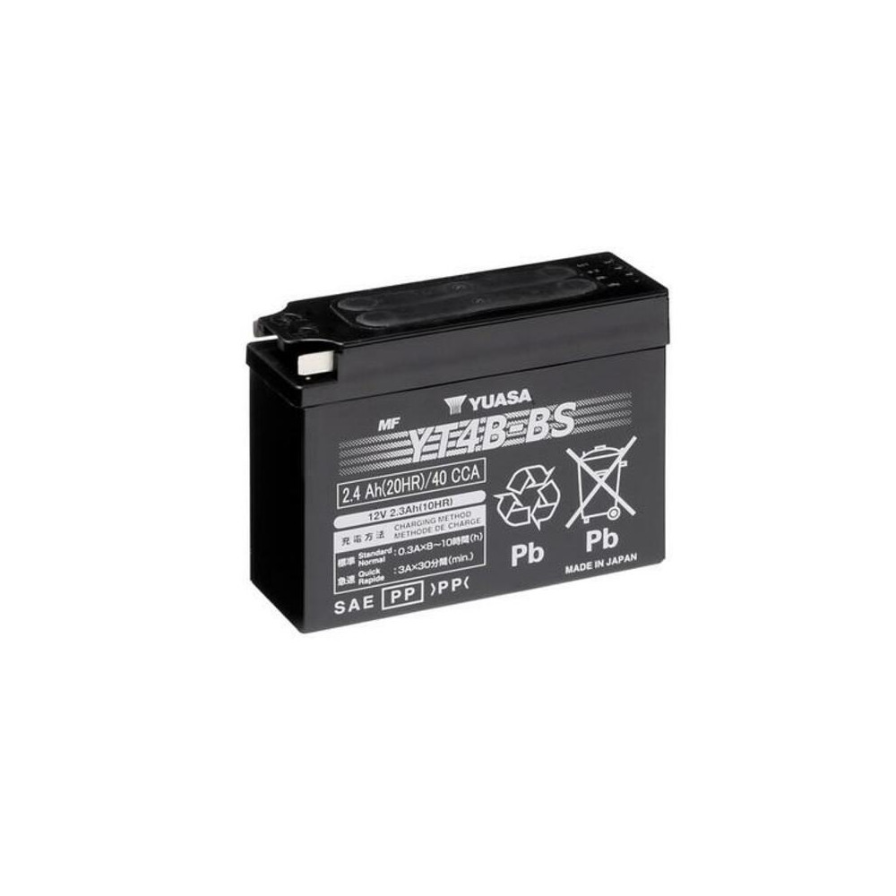 Batterie YUASA Sans entretien avec pack acide - YT4B-BS