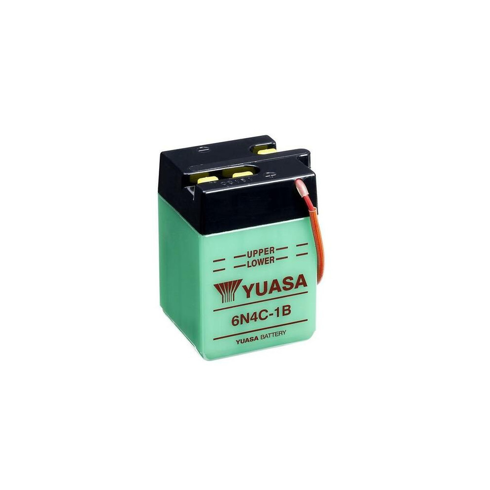 Batterie YUASA conventionnelle sans pack acide - 6N4C-1B