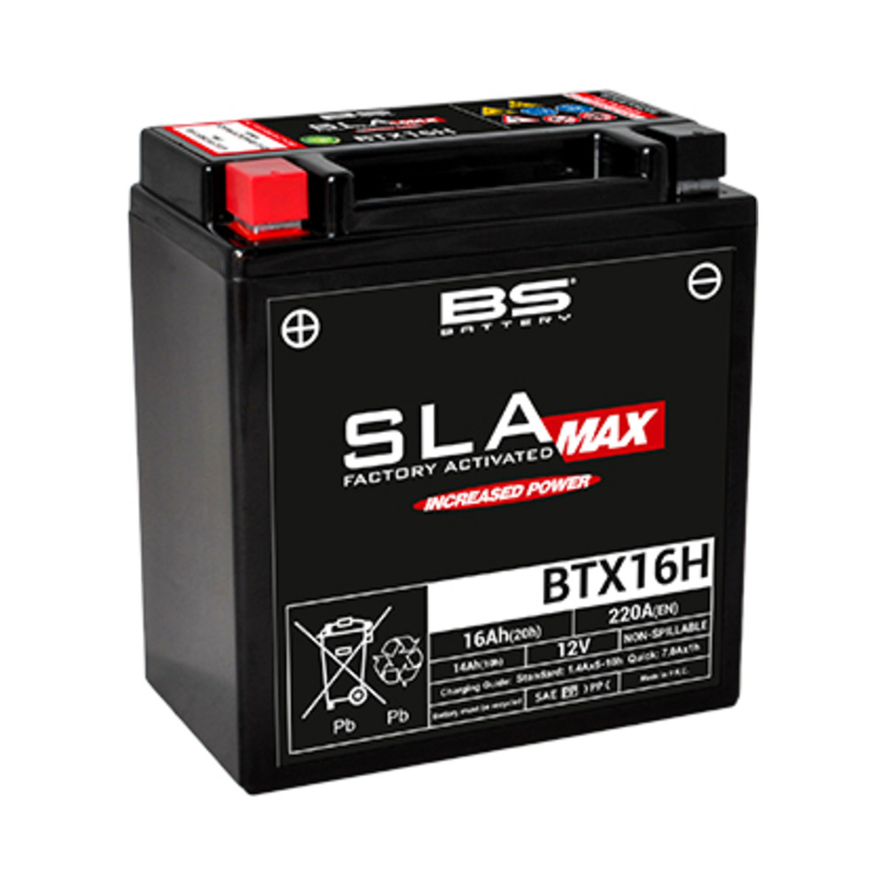 Batterie BS BATTERY SLA Max sans entretien activé usine - BTX16H