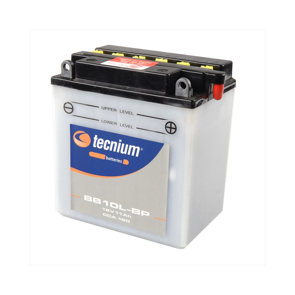 Batterie TECNIUM conventionnelle avec pack acide - BB10L-BP