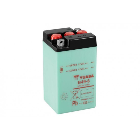 Batterie YUASA conventionnelle sans pack acide - B49-6