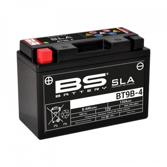 Batterie BS BATTERY SLA sans entretien activé usine - BT9B-4