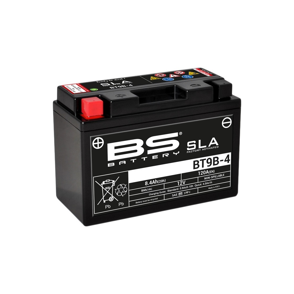 Batterie BS BATTERY SLA sans entretien activé usine - BT9B-4