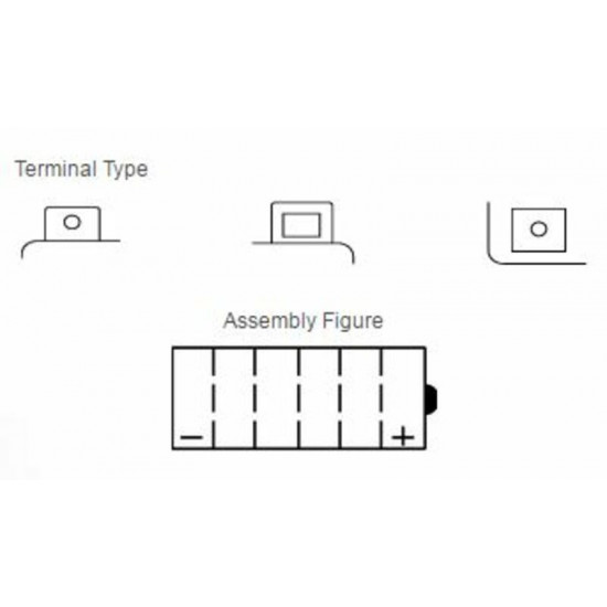 Batterie YUASA conventionnelle sans pack acide - YB7L-B2