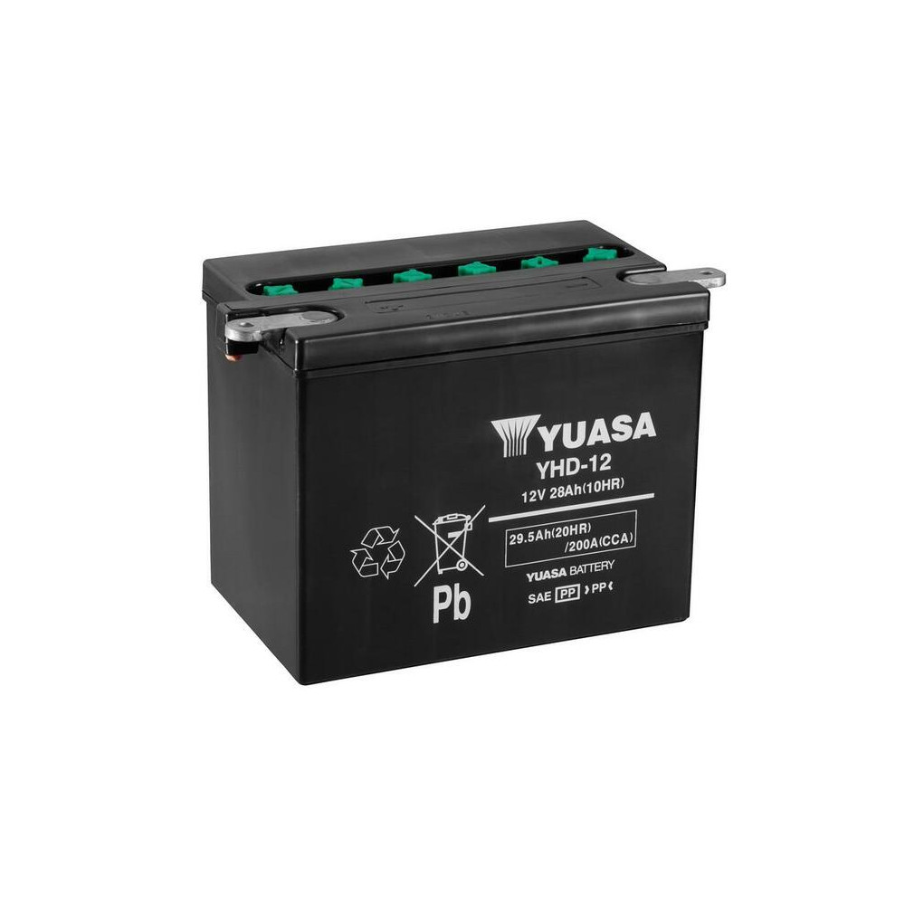 Batterie YUASA conventionnelle sans pack acide - YHD-12